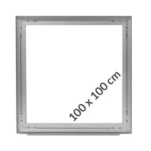 Cadres Autoportant Aluminium Tissu Tendu 100x100cm Profilés 49mm 