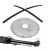 Kit Beach Flag - Mât 3,4 m + Pied en croix Standard + bouée de lestage
